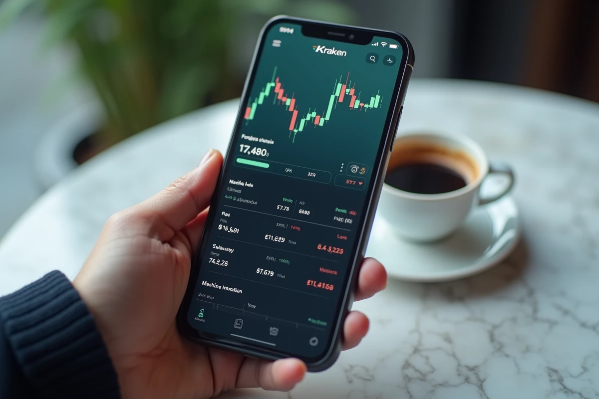 Application mobile Kraken avec analyse de marché assistée par intelligence artificielle